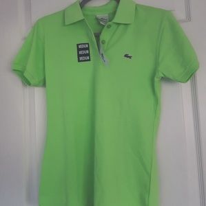 Brand new green Lacoste tee shirt with tag!